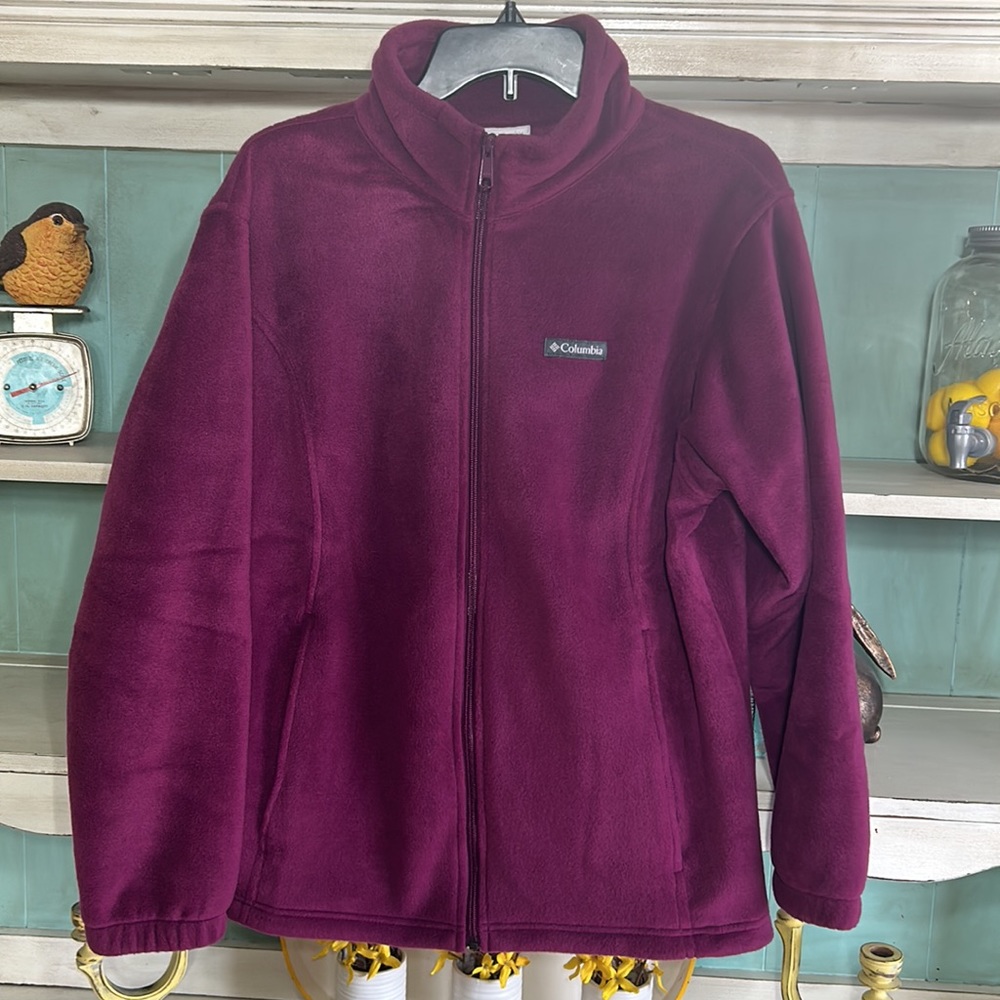 Columbia Women’s 1X Benton Springs Full Zip Fleece Jacket 🧥 - Picture 3 of 10